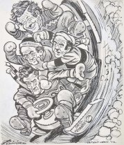 Bobsled run in the '72 Olympics